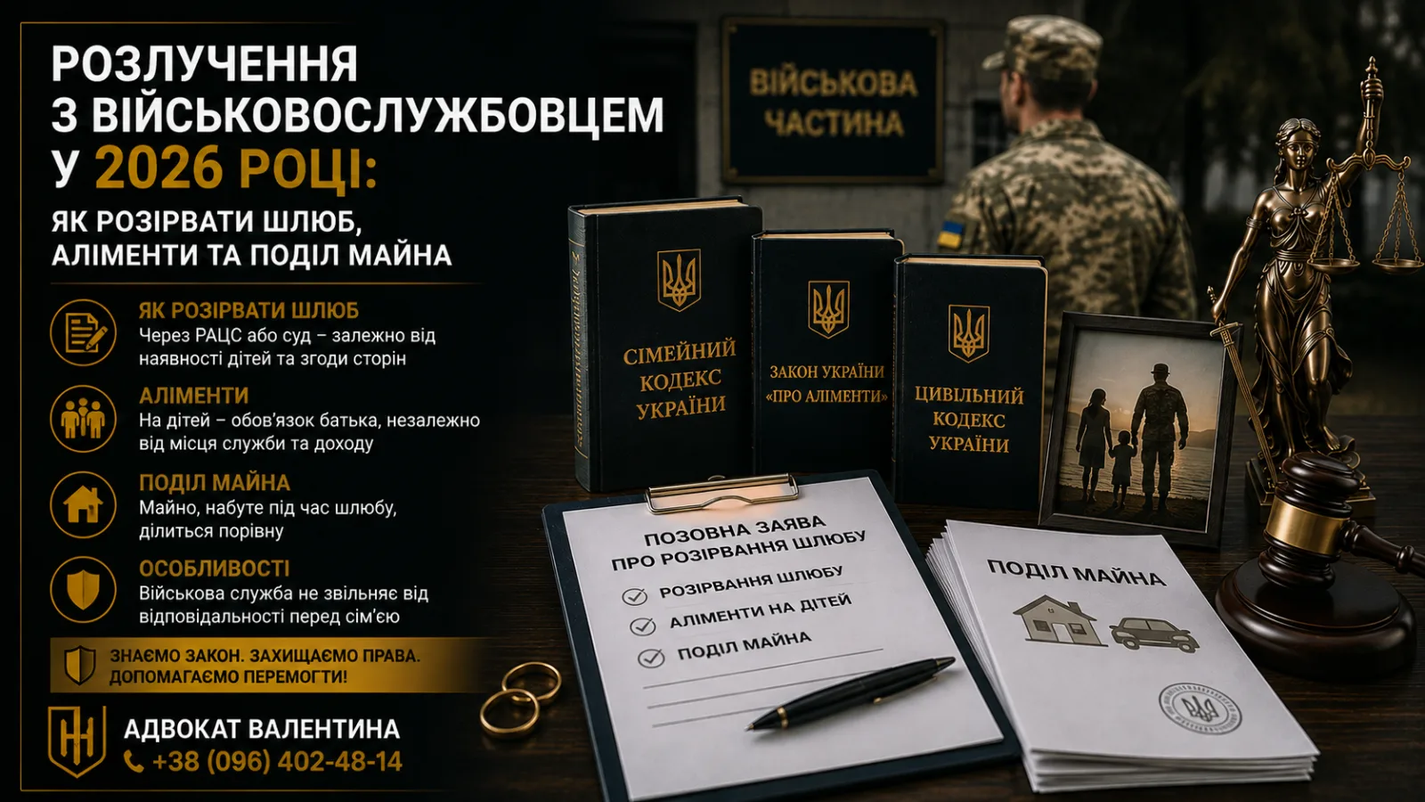 Блог - Развод с военнослужащим в 2026 году: как расторгнуть брак, алименты и раздел имущества